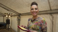 La artista mazaricana fue la presentadora del desfile y concurso de disfraces del carnaval de Mux�a