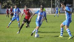 Teira, en el derbi frente al Noia