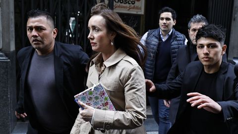 Victoria Eugenia Villaruel, candidata a la vicepresidencia de Javier Milei y una de las participantes en el debate
