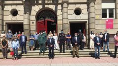 Minuto de silencio frente a la Subdelegaci�n del Gobierno