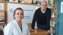 Mar�a de la C�mara, jefa de secci�n de Urgencias del Chuac, y Lino Carrajo, uno de los responsables del departamento de inform�tica