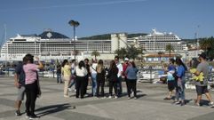 El crucero MSC Poesa, en foto de archivo, recalar en Ferrol de nuevo el 26 de septiembre