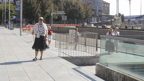 Fieles en la procesi�n del Cristo de la Victoria un d�a antes.