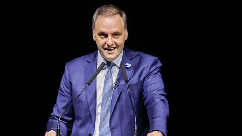 El jefe de Gabinete de Javier Milei, Javier Adorni, en una imagen de archivo de mayo del 2024.