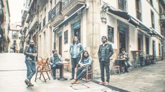 The Soul Jacket en una de las fotograf�as de la sesi�n de la que sali� la portada de �Plastic Jail�
