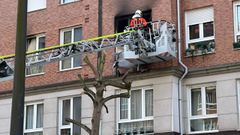 Incendio en Oviedo