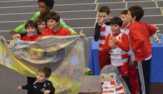 Integrantes del equipo masculino que logr� el subcampeonato.