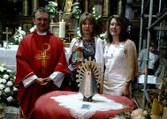 El p�rroco, Jos� Criado, Elena da Silva y Carmen S�nchez 