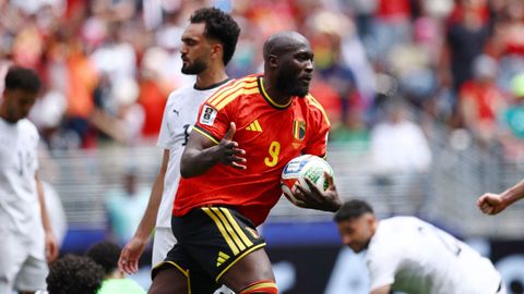 Lukaku, tras marcar el empate