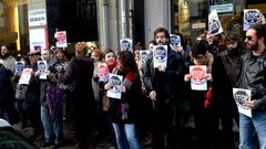 Concentraci�n de Stop Desahucios en A Coru�a