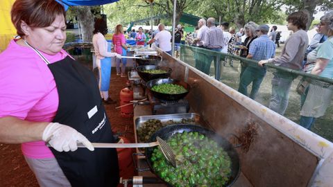 Imagen de archivo de la Festa do Pemento de Mougn, en Guntn