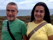 Rafael y Eva, ayer. 