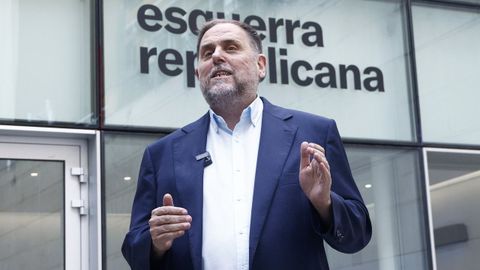 El presidente de Esquerra Republicana, Oriol Junqueras, el pasado 13 de noviembre.