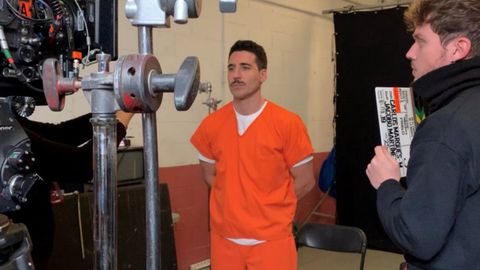 Miguel �ngel Silvestre caracterizado como Pablo Ibar 