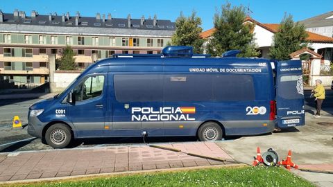 La unidad m�vil de documentaci�n de la Polic�a Nacional presta el servicio