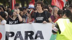 Manifestacin en favor de Palestina en A Corua