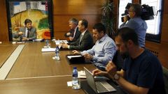 Reuni�n de concertaci�n entre Gobierno regional, patronal y sindicatos