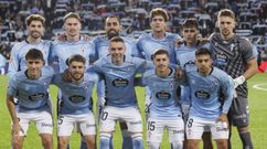 Once del Celta ante el Espanyol, con Borja Iglesias como nico jugador que repiti respecto al Ludogorets.