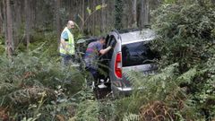 Accidente de tr�fico en Cervo