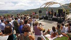 Los conciertos al aire libre en paisajes representativos de la Ribeira Sacra son una de las se�as de identidad de este festival