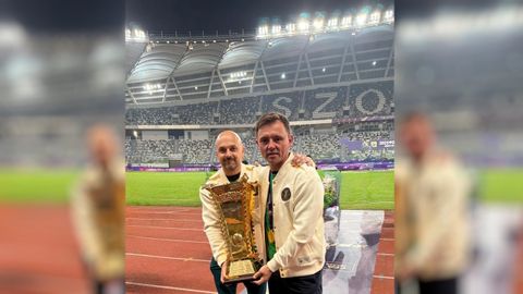 Los gallegos Ramiro Amarelle (derecha) y Jaime Paz ganan la Copa china con el Beijing Guoan<br />�<br />�<br />