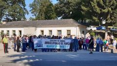 En la protesta se pidi� la reapertura total del consultorio