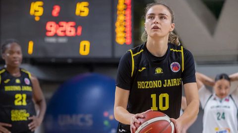 Mataix en un partido de la Eurocup Women este curso. 