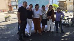 O alcalde do Bolo, Miguel �ngel Garc�a; a xerente da FDG, D�bora �lvarez; a alcaldesa da R�a, Mar�a G. Albert; a voceira ruesa do PSOE, Ana Fern�ndez; a concelleira de Cultura do Barco, Margarida Pizcueta; e a presidente de Amigos do Cami�o, Asunci�n Arias.