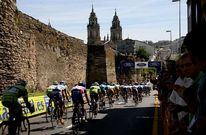 La Vuelta Ciclista a Espa�a discurri� por las calles de Lugo en el a�o 2006.