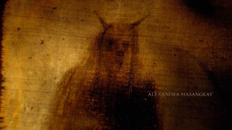 Imagen inspirada en Visin fantasmal, de Goya (Museo de Zaragoza)