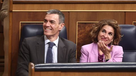 Pedro S�nchez y Mar�a Jes�s Montero, los m�ximos responsables de las cuentas p�blicas de Espa�a