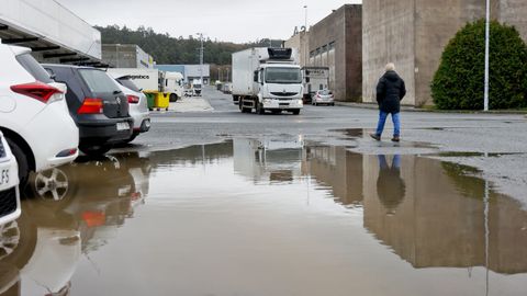 Estado actual del Centro Log�stico y de Transportes de Culleredo.