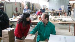 Visita de la diputada provincial Mar Garc�a Vidal a la asociaci�n Nuestra Se�ora de Chamorro, en Nar�n