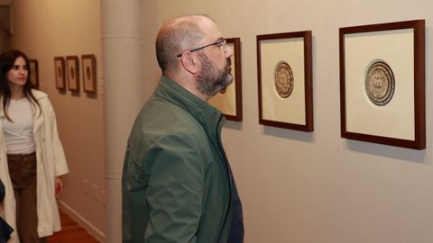 Inauguracin en el Kiosco Alfonso de la exposicin Seica na Corua