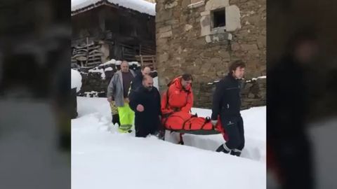 Rescate y asistencia sanitaria en Caso