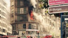 �LBUM: Las llamas destrozaron la vivienda