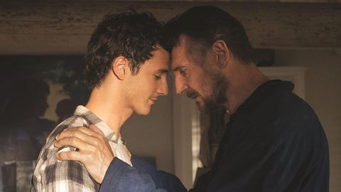 Miche&aacute;l Richardson y Liam Neeson, en una escena de la pel&iacute;cula &laquo;Una villa en la Toscana&raquo;