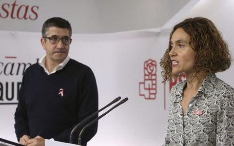 Patxi L�pez y Meritxell Batet.