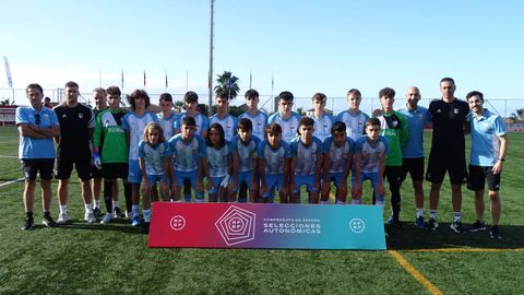 Selecci�n gallega de f�tbol sub-14, cuyos componentes viajaban en el vuelo que registr� los incidentes