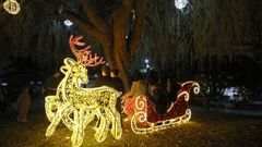 Decoraci�n navide�a en Burela