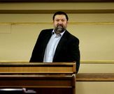 Caama�o, ayer en el Congreso, donde mantiene su esca�o.