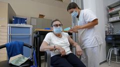 Tercera dosis de la vacuna contra el covid en Campolongo