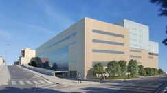 Infograf�a del nuevo edificio de consultas externas de Almer�a