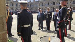 Un momento del homenaje a los soldados Rama y Cancela en el Tercio Norte 