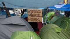 Acampada en la Puerta del Sol