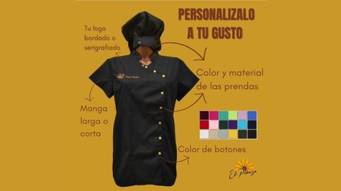 Los uniformes de Eli Pedraza son completamente personalizados