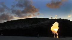 Beach of As Catedrais, in Ribadeo.
