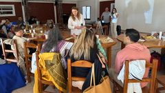 Encuentro de los investigadores que realizaron el estudio con miembros de la comunidad mapuche de la Patagonia que participaron en la donaci�n de muestras gen�ticas