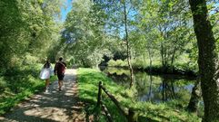 El tramo del r�o Magdalena que pasa por Vilalba fue incluido este a�o en la lista de las playas fluviales en las que Sanidade autoriza el ba�o
