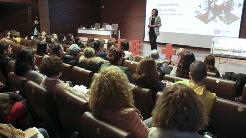 La presentaci�n del Plan de Empleo de la Cruz Roja tuvo lugar ayer en Afundaci�n